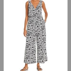 Tommy Bahama Shell We Dance Wide Leg Jumpsuit Sz S